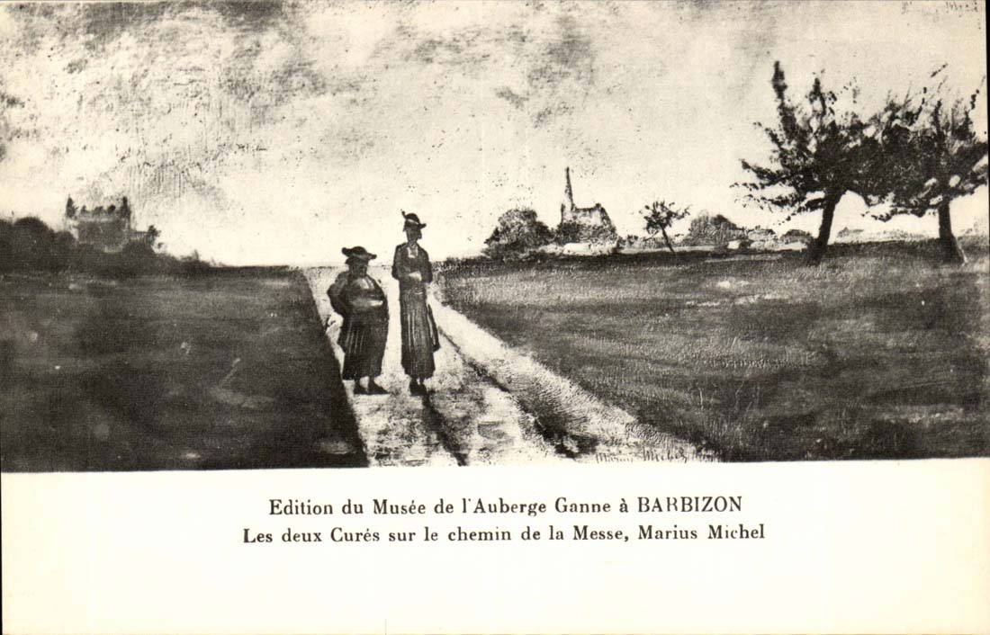 La edicion del museo del meson de Ganne tiene Barbizon Ecole de Barbizon las dos curaciones en el chem de Mairus Miguel (la pintura)