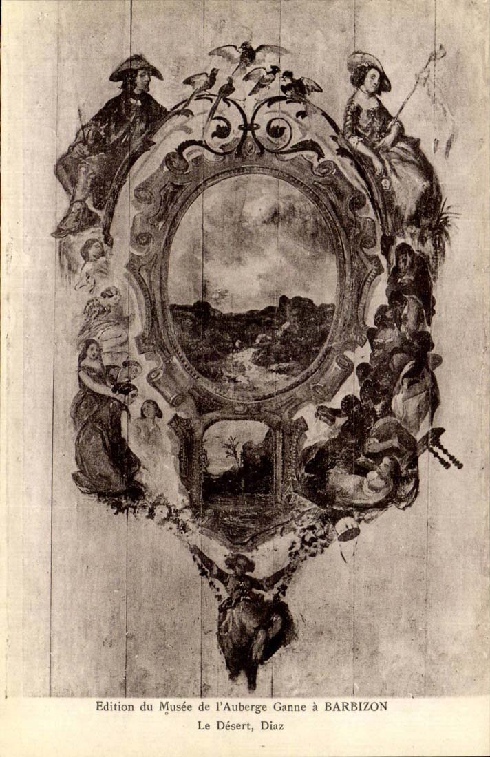 Ausgabe des Museums des Ganne Gasthauses hat Barbizon die Diaz-Wuste