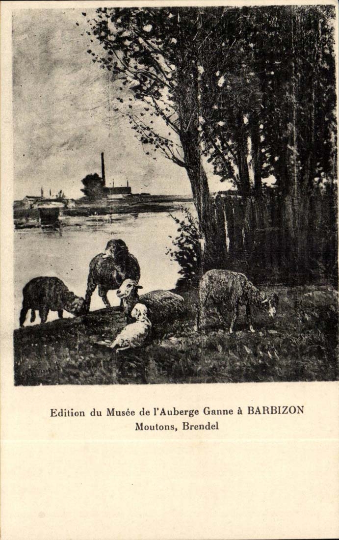 CPA Ausgabe des Museums des Ganne Gasthauses hat Barbizon Biberlammer Brendel