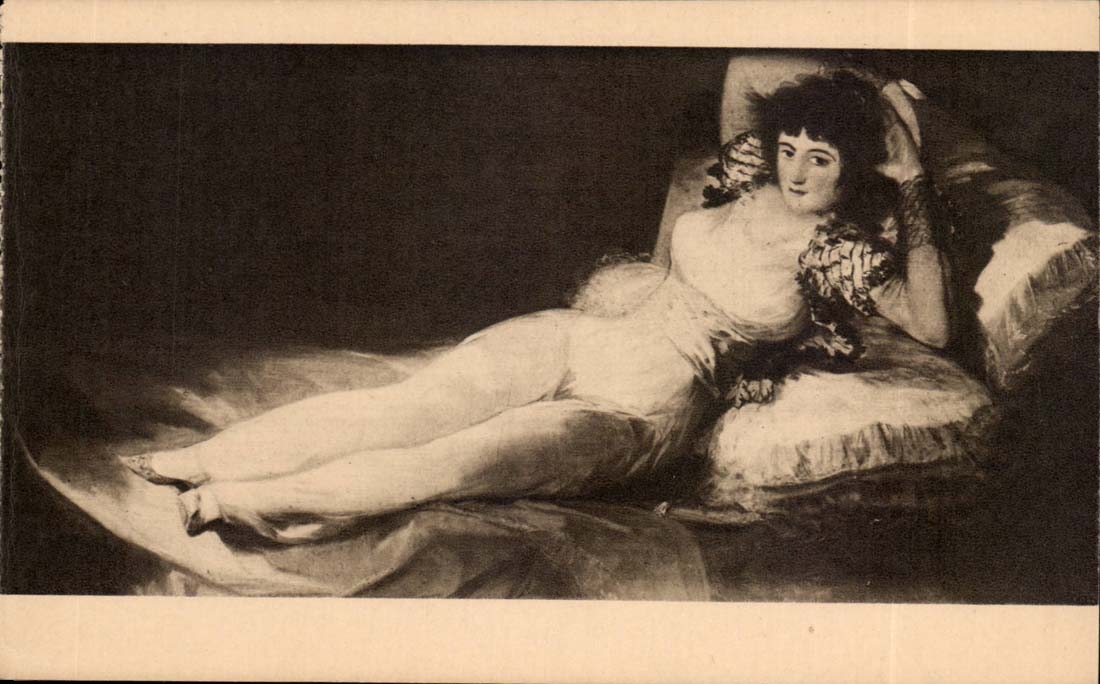 CPA Goya das Maja vestida Museo de Prado