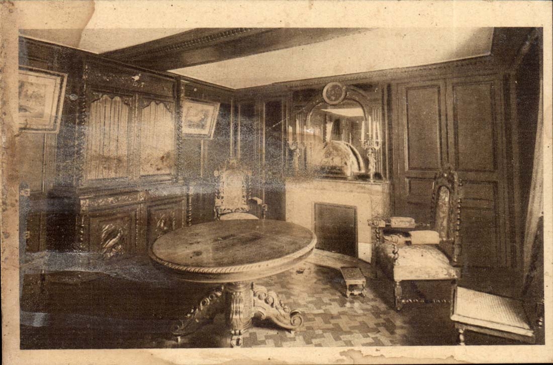 CPA Dining room of Buissonnets