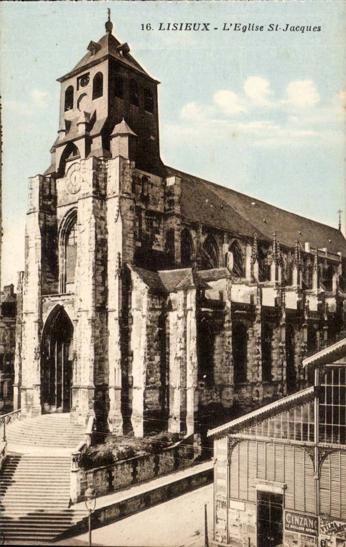 Lisieux CPA Kirche Saint Jacques