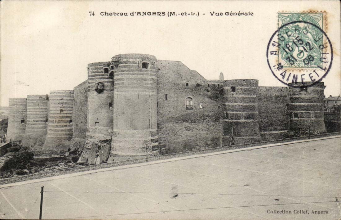 Angers CPA View the castle