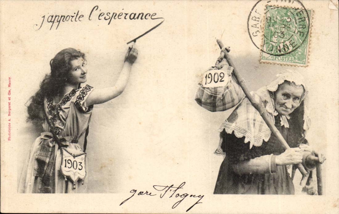 Fantasy - I bring hope - 1902 1903 - Louise - CPA