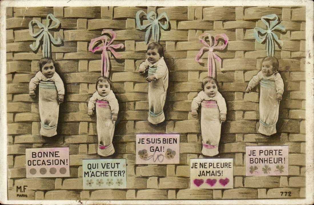 Fantasy - Baby - Who wants to buy to me I never cry I port happiness gerault - CPA