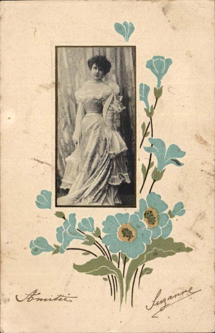 Fantasy - Friendship - Suzanne - Bluet - CPA