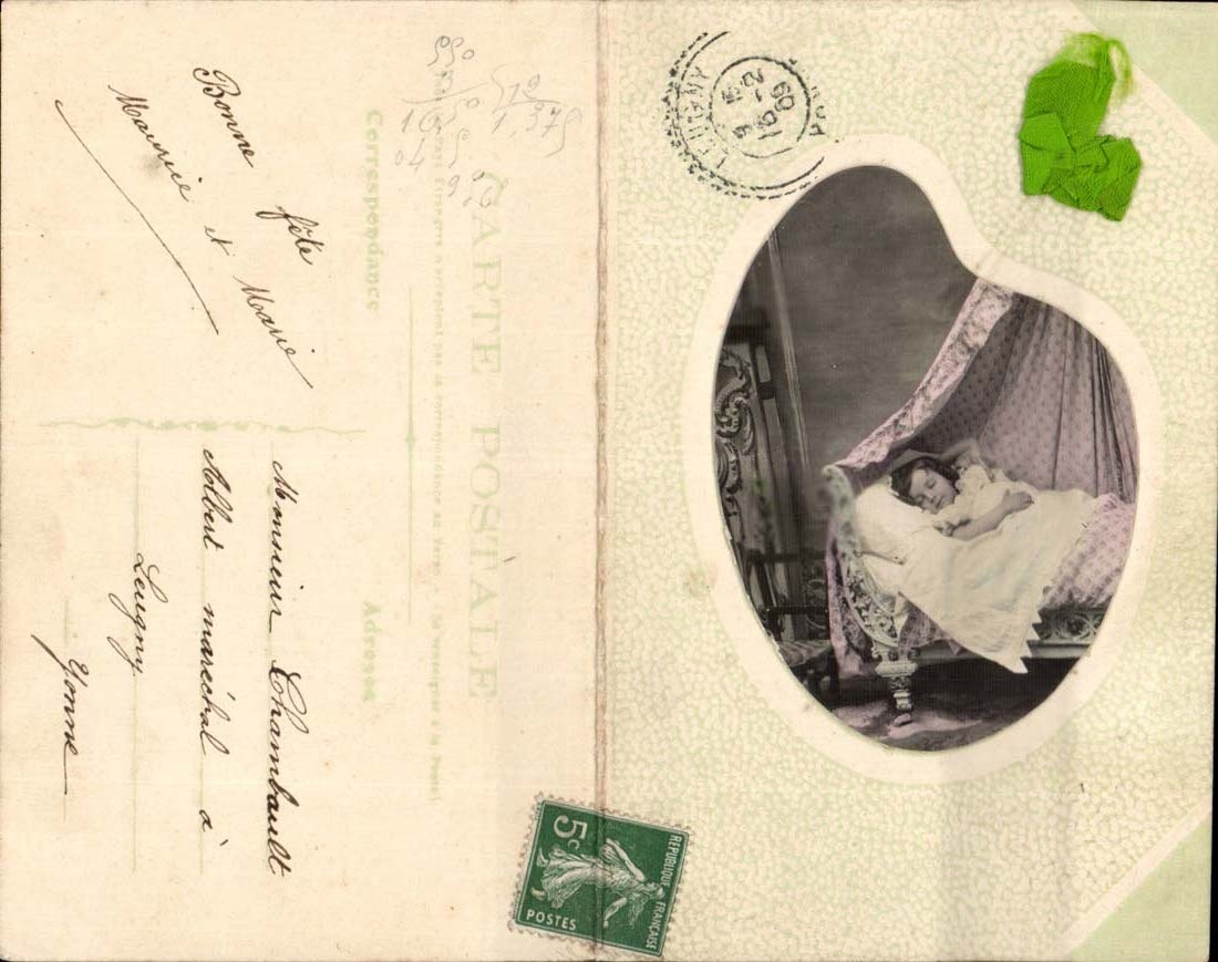 Fantasy - Child - Child Sleeping - CPA