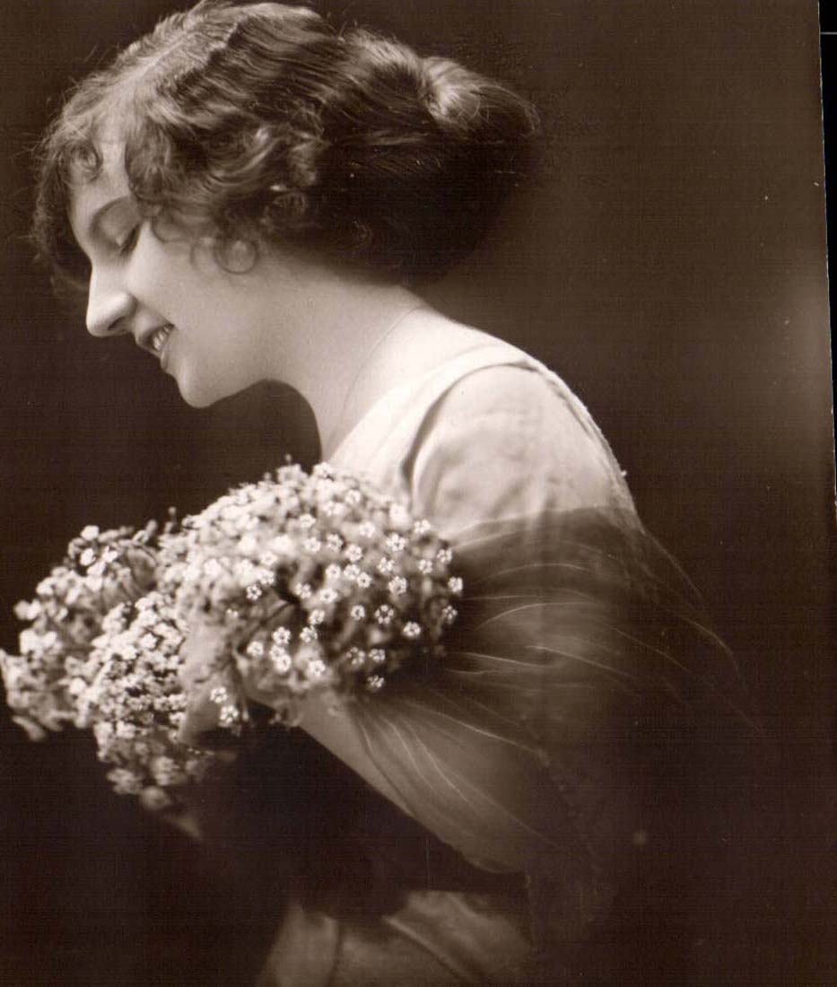 CPA Fantasy Woman and flowers