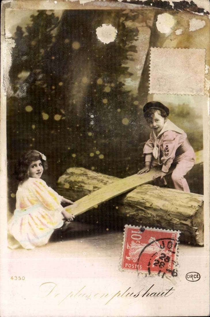 CPA imagination Children of plsu in higher