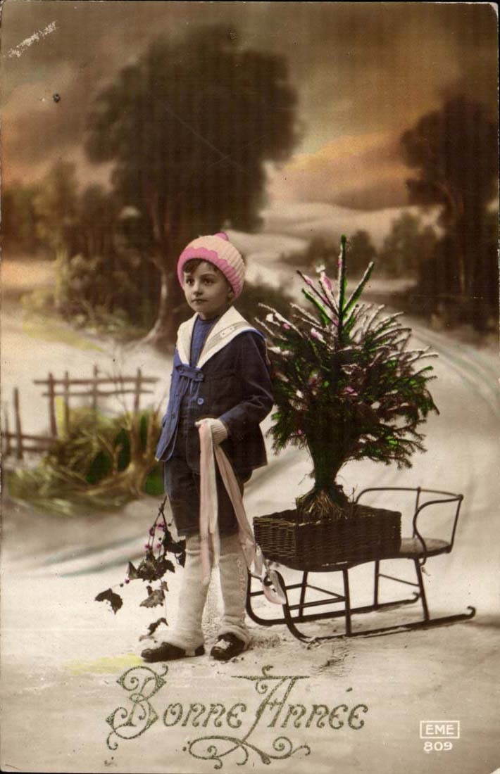 CPA imagination Happy New Year Child