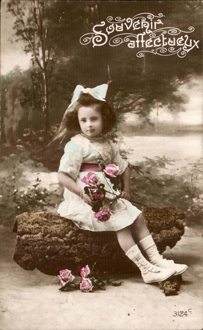 CPA imagination affectionate Souvenir Child