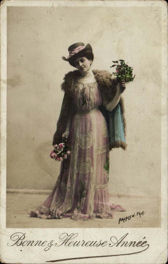 CPA imagination Good Woman and happy year