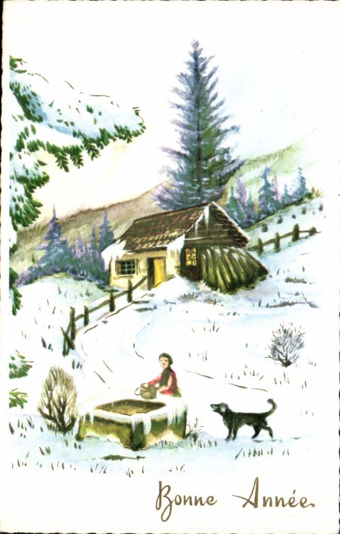 CPA Fantasy Happy New Year dog dog