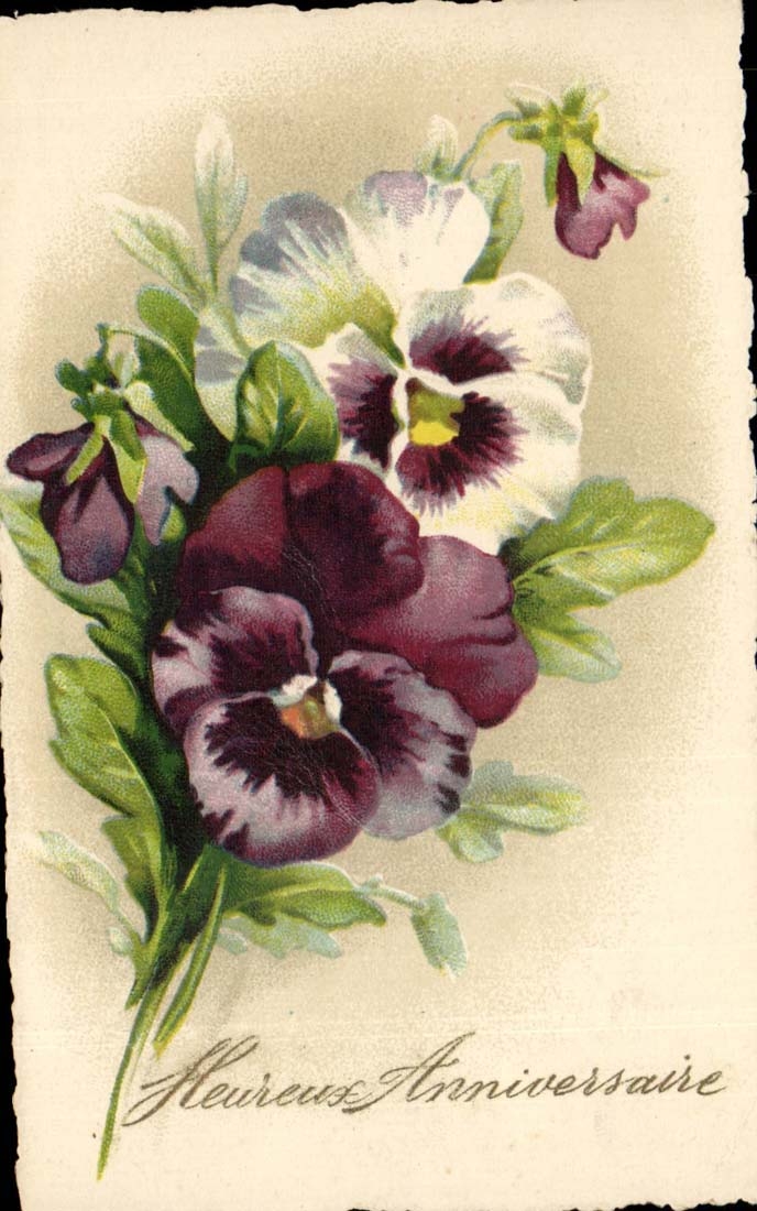 CPA Fantasy Happy Roses birthday