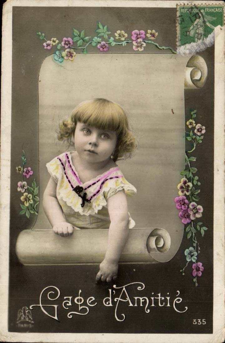 CPA Fantasy Child Guarantees Enfant friendship