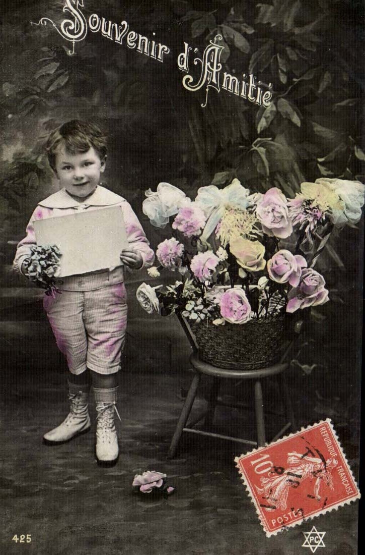 CPA Fantasy Child Souvenir of friendship