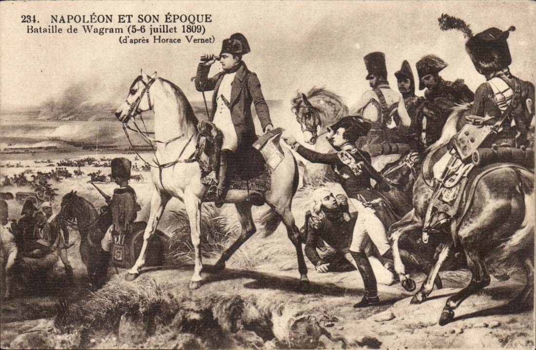 CPA Napoleon History and his time Wagram July 1809