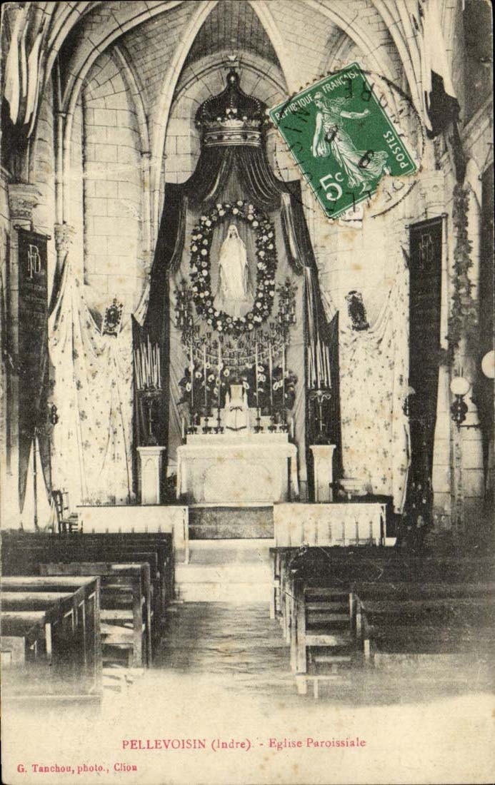 Pellevoix CPA Gemeindekirche