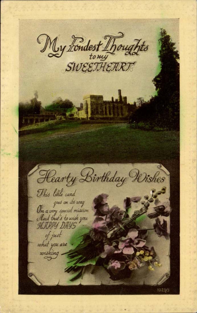 CPA Fantasy Wishes My fondest thoughts to my sweetheart birthday birthday