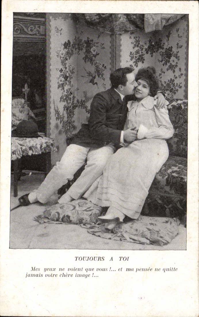 CPA Fantaisie Femme Toujours a toi (couple)
