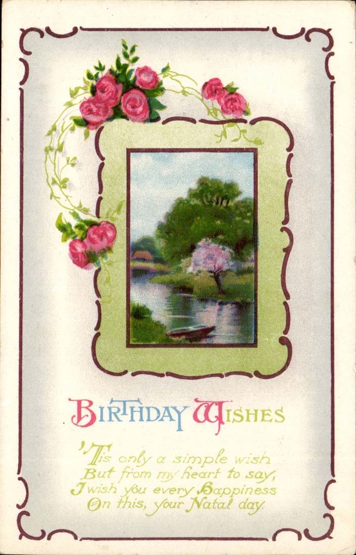 CPA Fantasy Fondest wishes Birthday Birthday