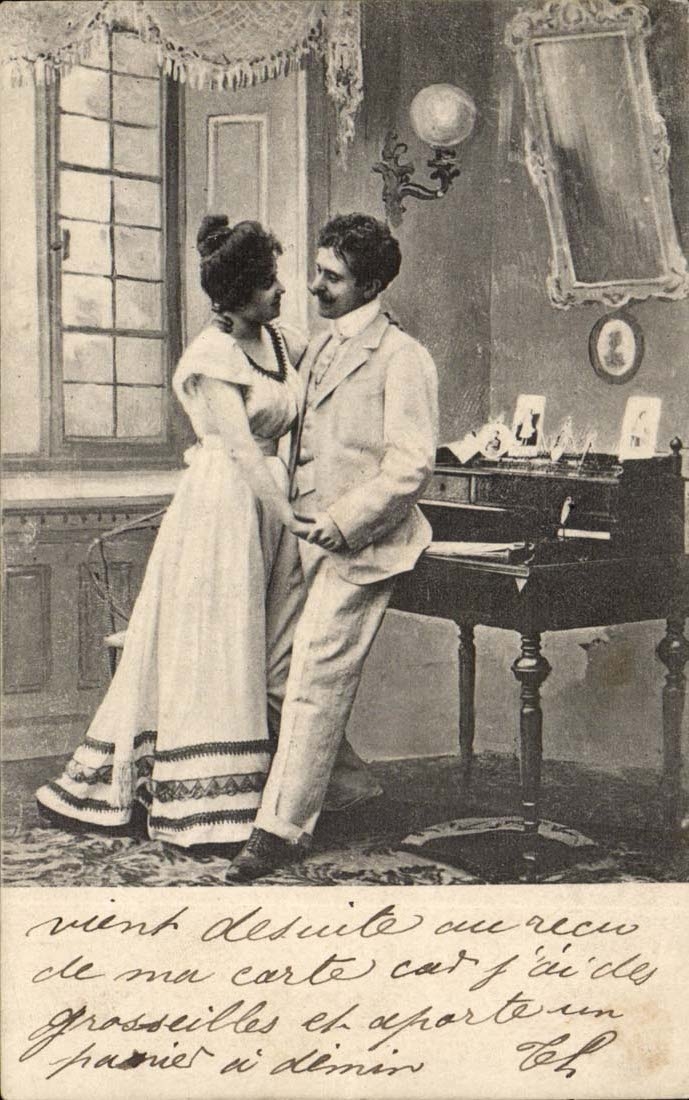 CPA Fantaisie Couple 