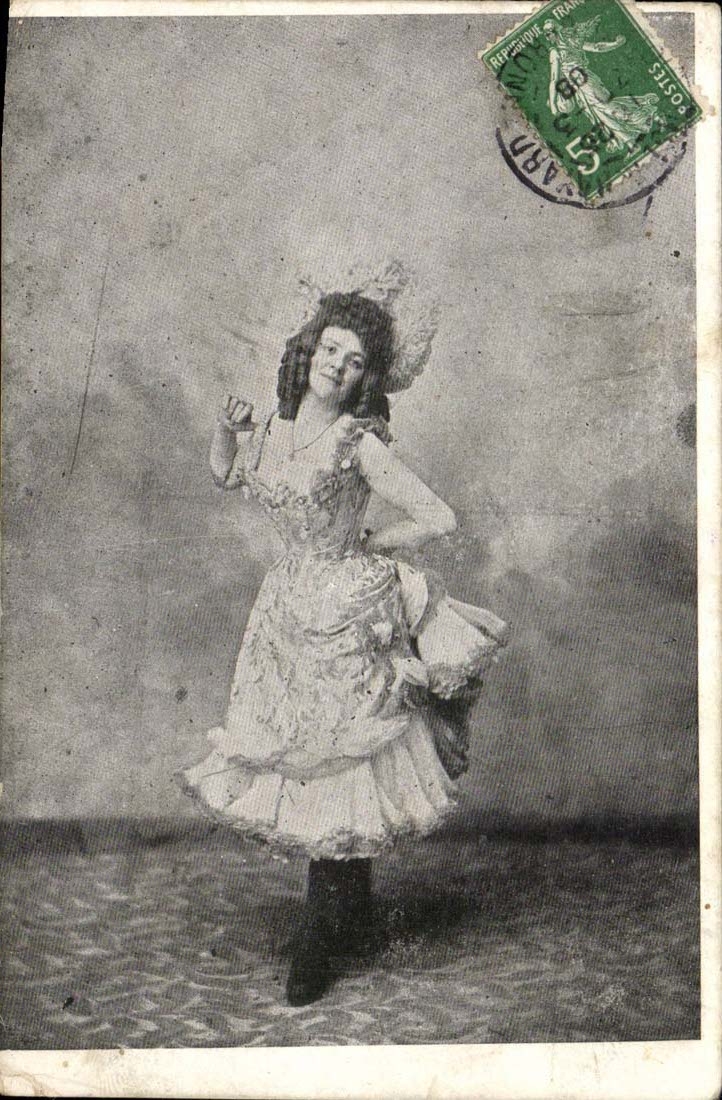 CPA Fantasy Woman cabaret dancer