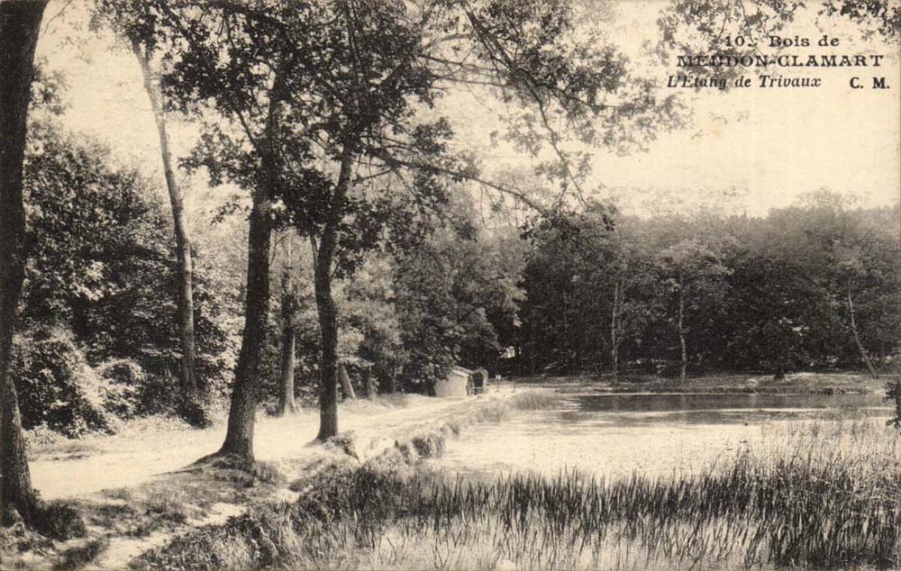 CPA Holz von Clamart der Teich von Trivaux