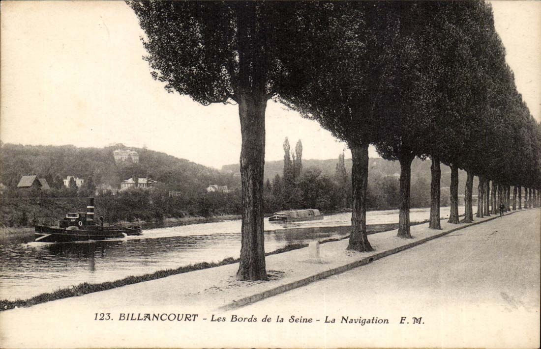 Billancourt CPA edges of the Seine Navigation