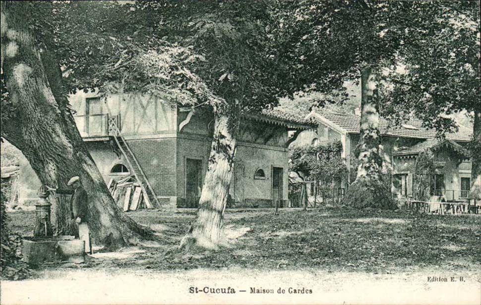 St Cucufa CPA Maison de Gardes