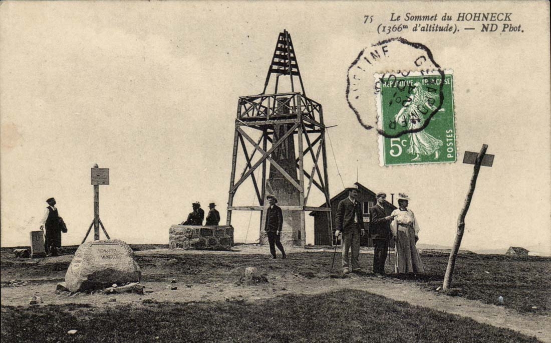 CPA die Oberseite von Hohneck (1366m)