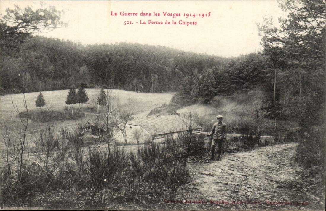 The war in the Vosges CPA the farm of Haggles