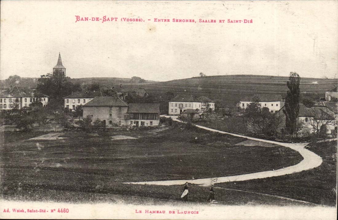 Tief von Sapt CPA zwischen Senomes Saales und Str sterben das Dorfchen von Launois