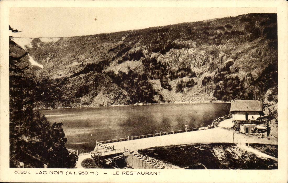 Schwarzer See CPA die Gaststatte