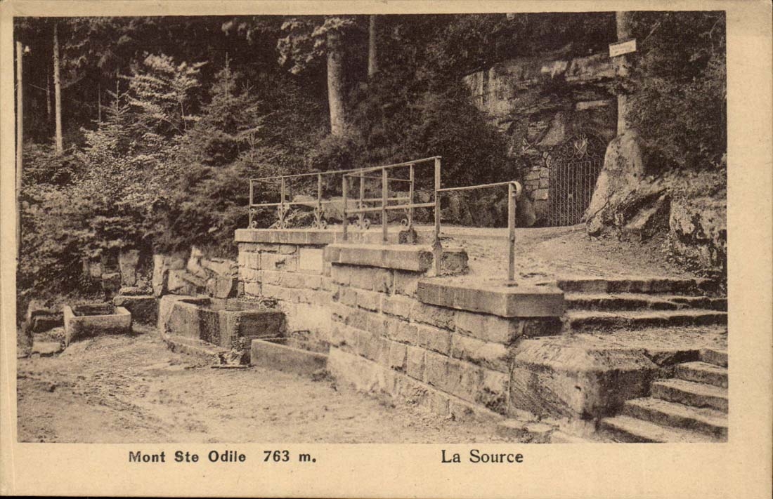 CPA Mont Saint Odile the source