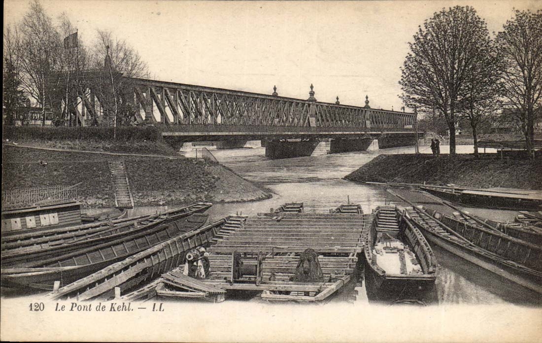 CPA the bridge of Kehl