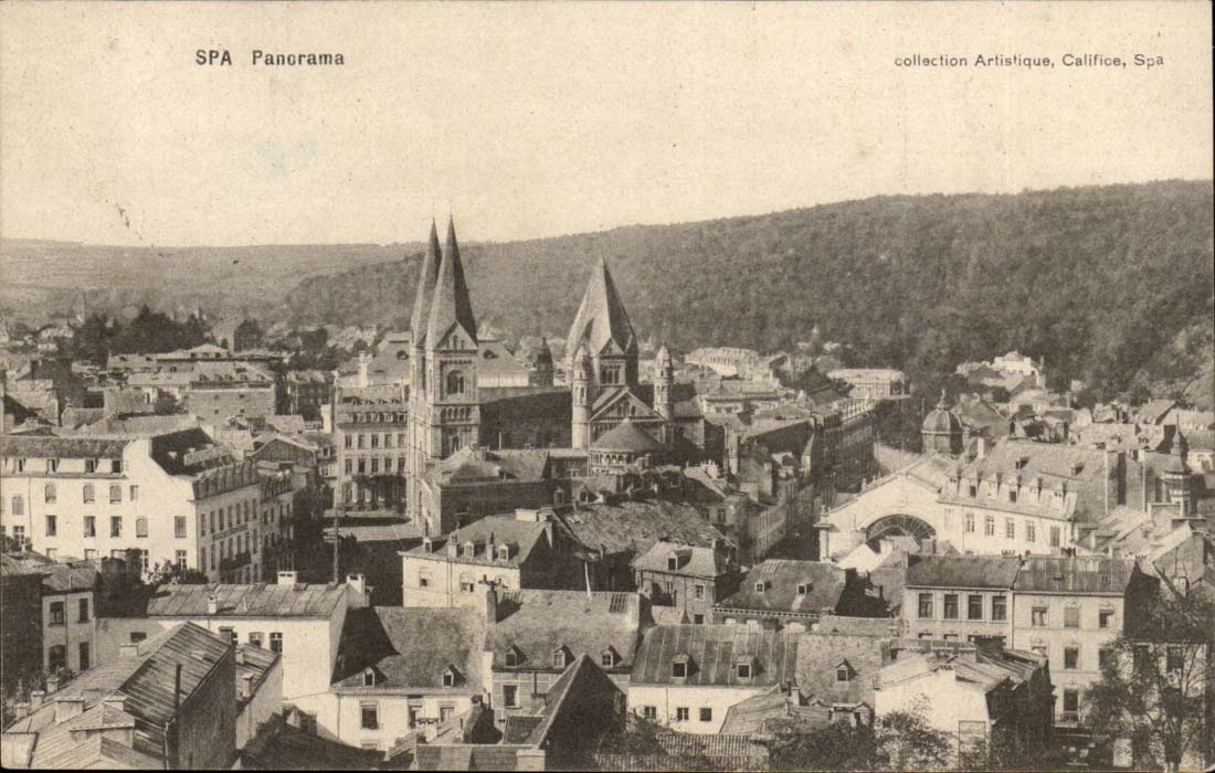 Belgium Spa CPA Panorama