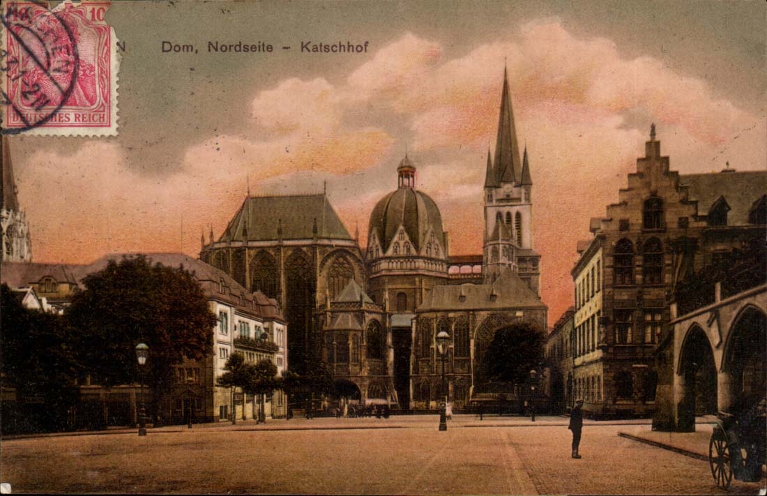 CPA Allemagne Dom Nordseite Katschhof