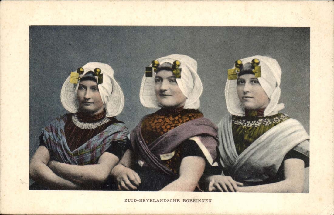 CPA Deutschland Zuid Bevelandsche Boerinnen