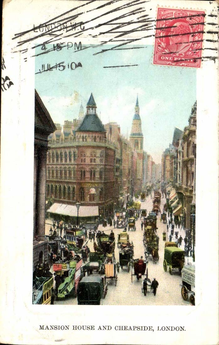 The United Kingdom London CPA Mansion House and Cheapside