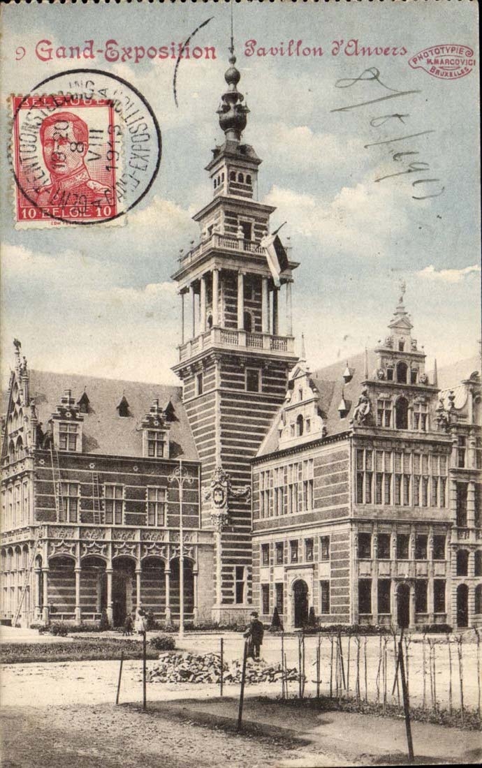 Belgium CPA Great exposure House of Antwerp