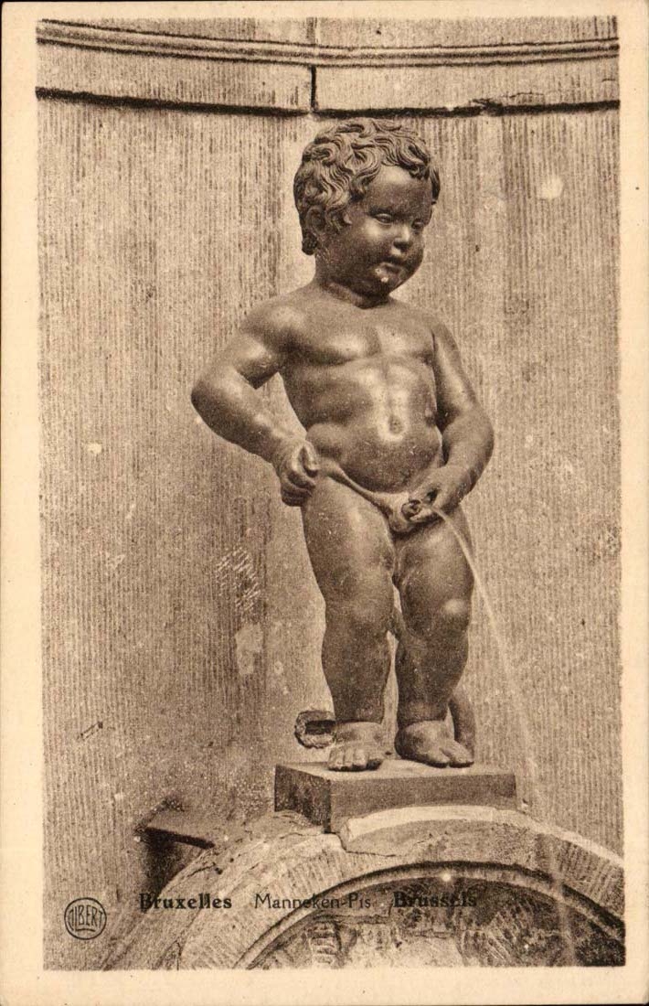 Belgium CPA Brussels Manneken Worse