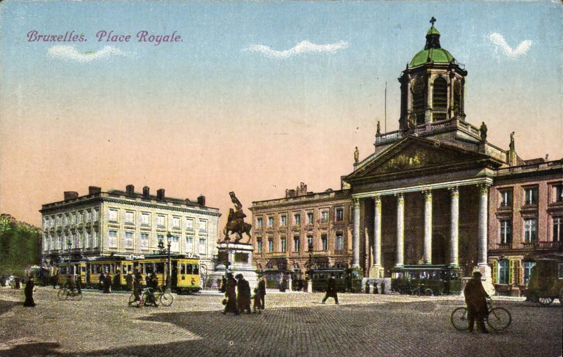 Belgium Brussels CPA Places royal