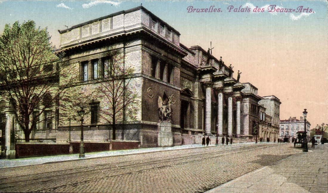Gaumen Belgien-Brussel CPA der schonen Kunste