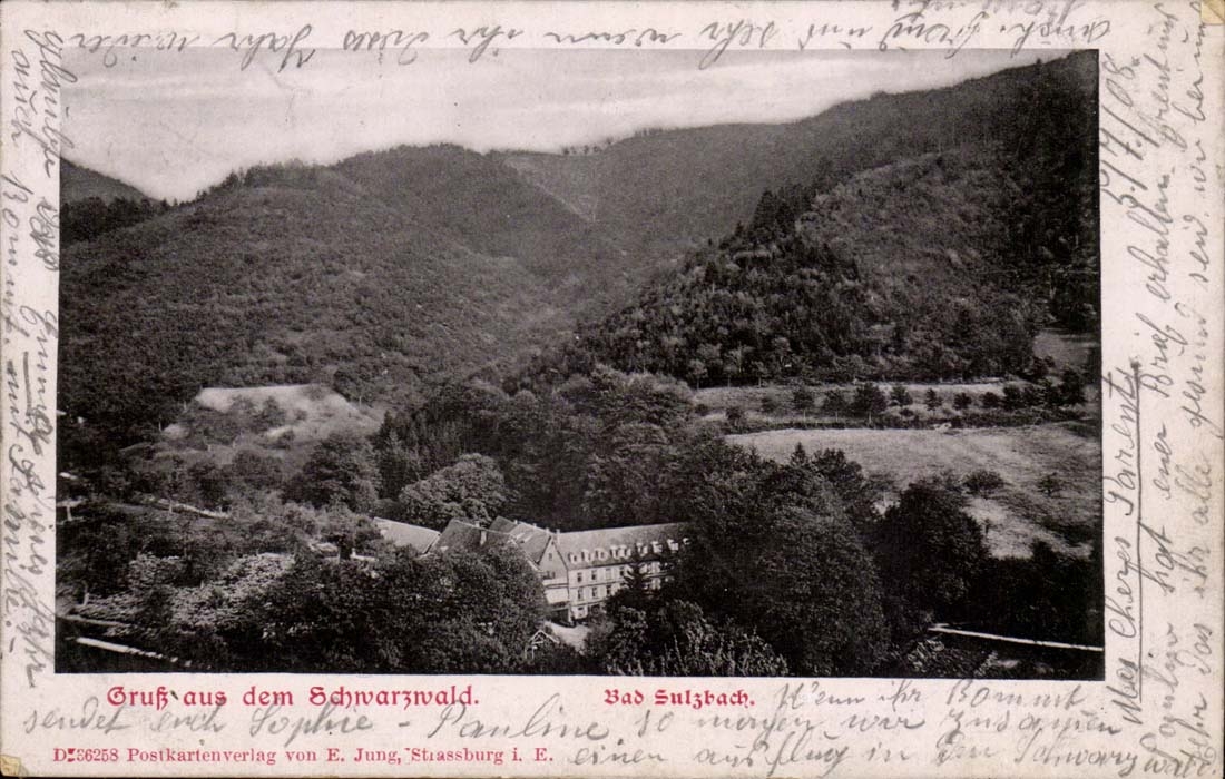 CPA Gruss aus dem Schwarzwald das Sulsass