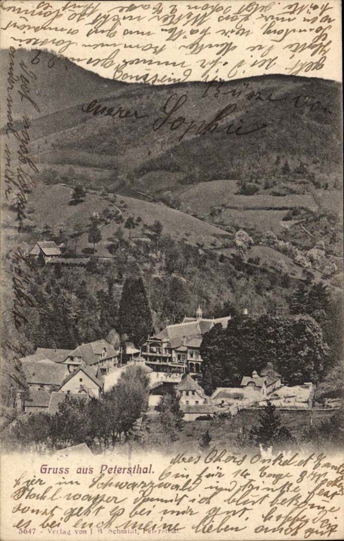 Germany CPA Gruss aus Petersthal