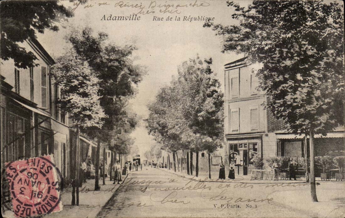 Adamville CPA Rue de la Republique