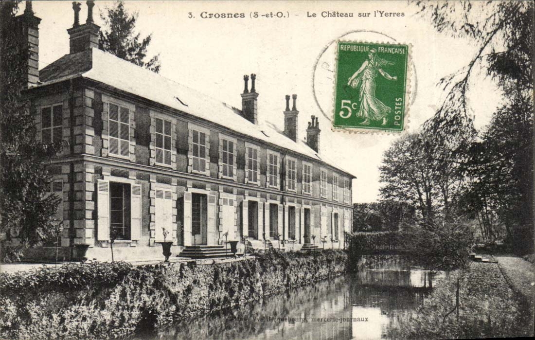 Crosnes CPA Le chateau sur l'Yerres