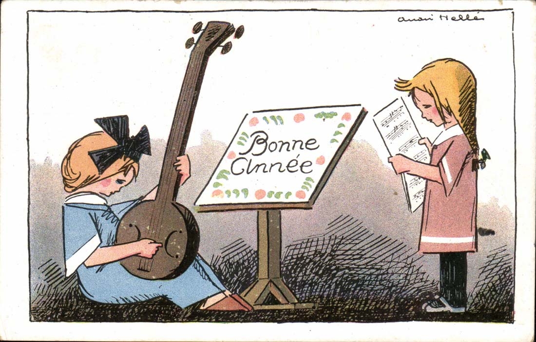 CPA Wishes Happy New Year (guitar children)