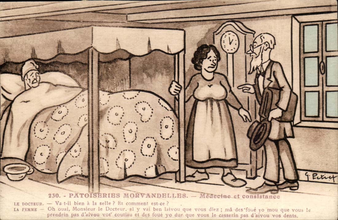 CPA Patoiseries Morvandelles Medicine and consistency Doctor